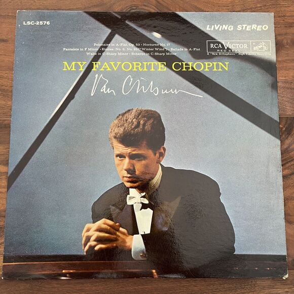 Van Cliburn My Favorite Chopin Vinyl LP 1961 RCA Victor Red Seal LSC 2576 - Picture 2 of 8